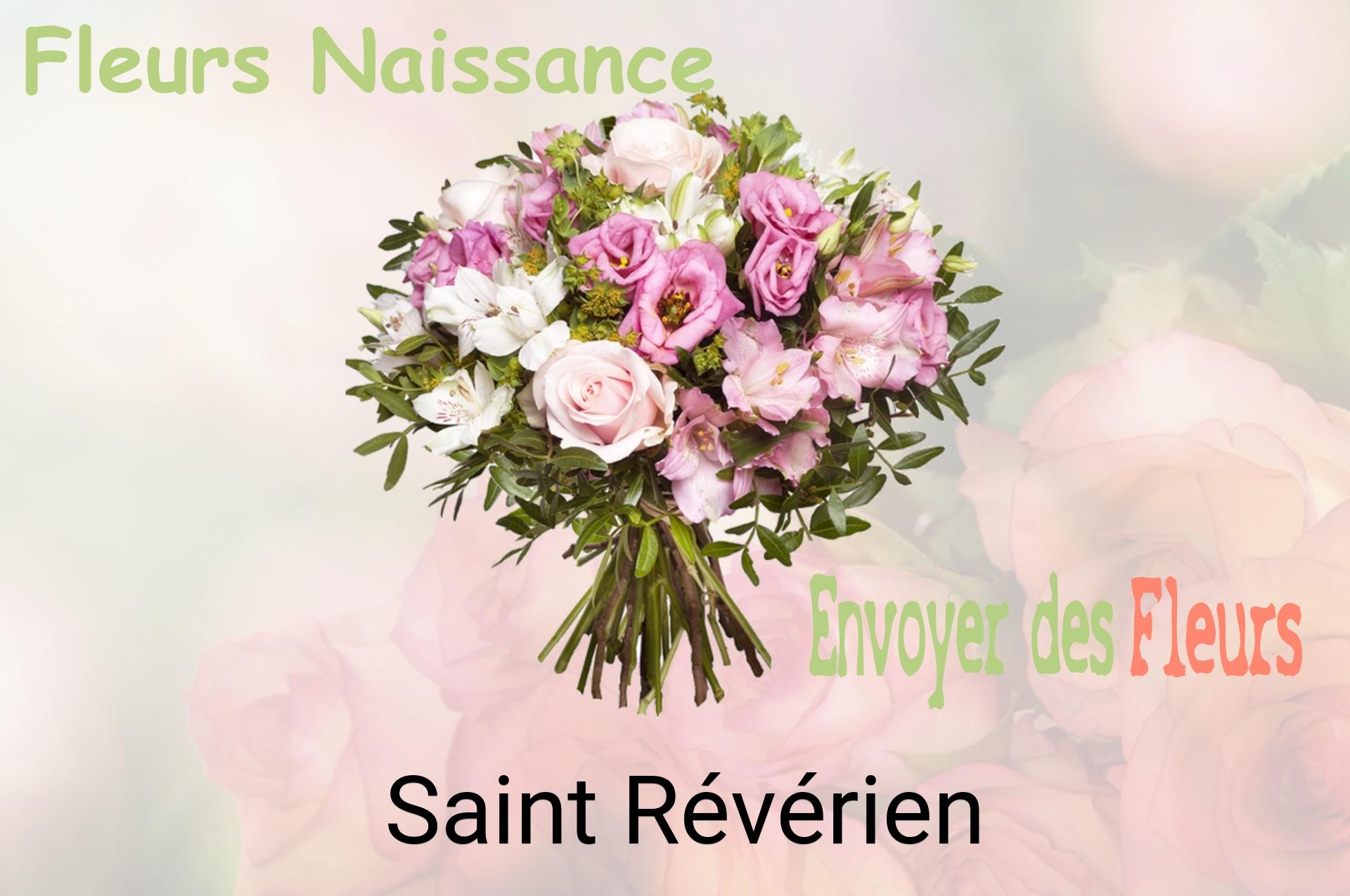 Bouquet de fleurs de naissance livré à Saint-Révérien